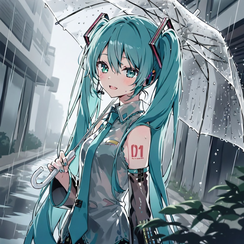 雨のお出かけ