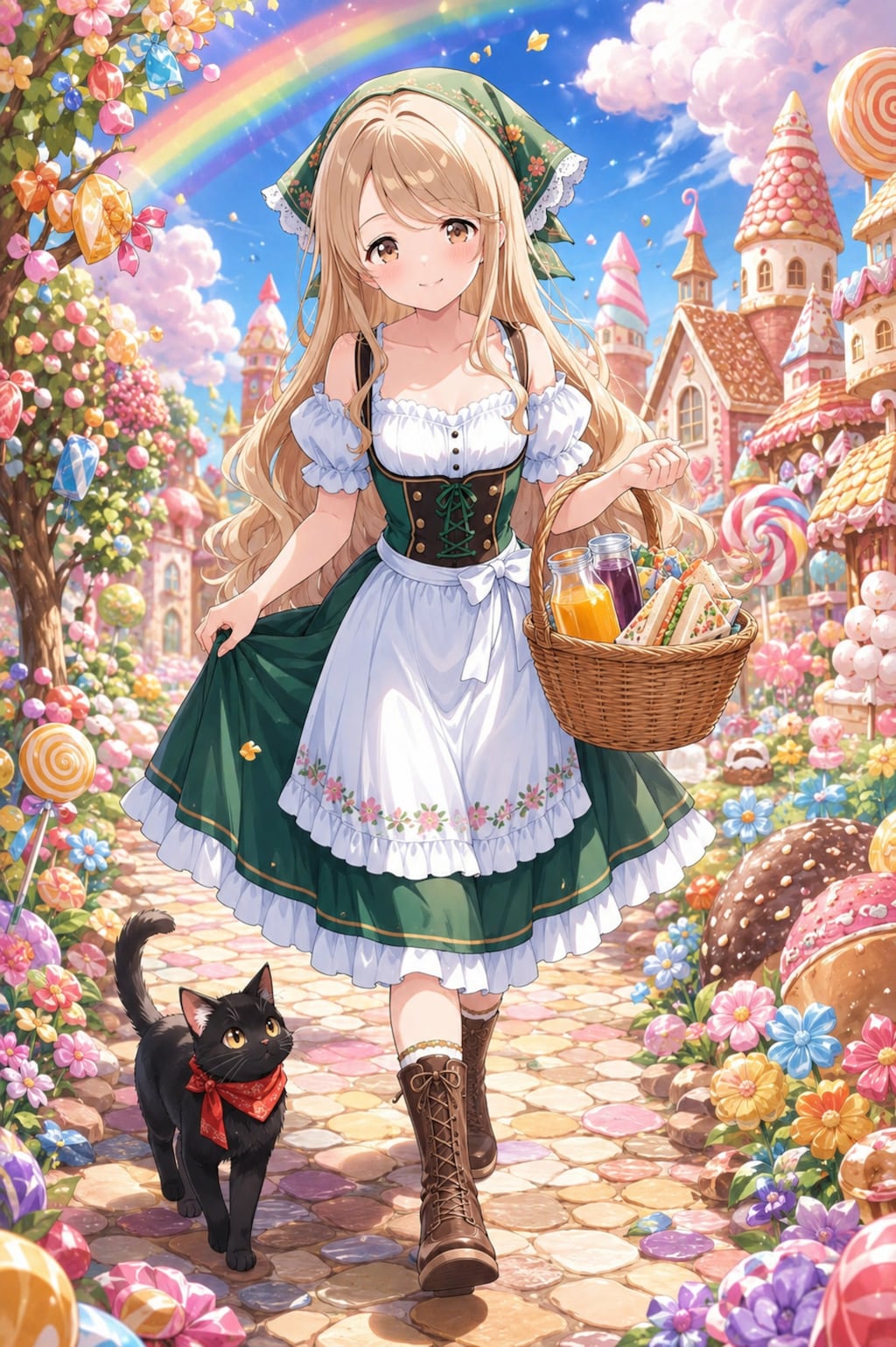 お菓子の国のHARPYちゃんと坂本
