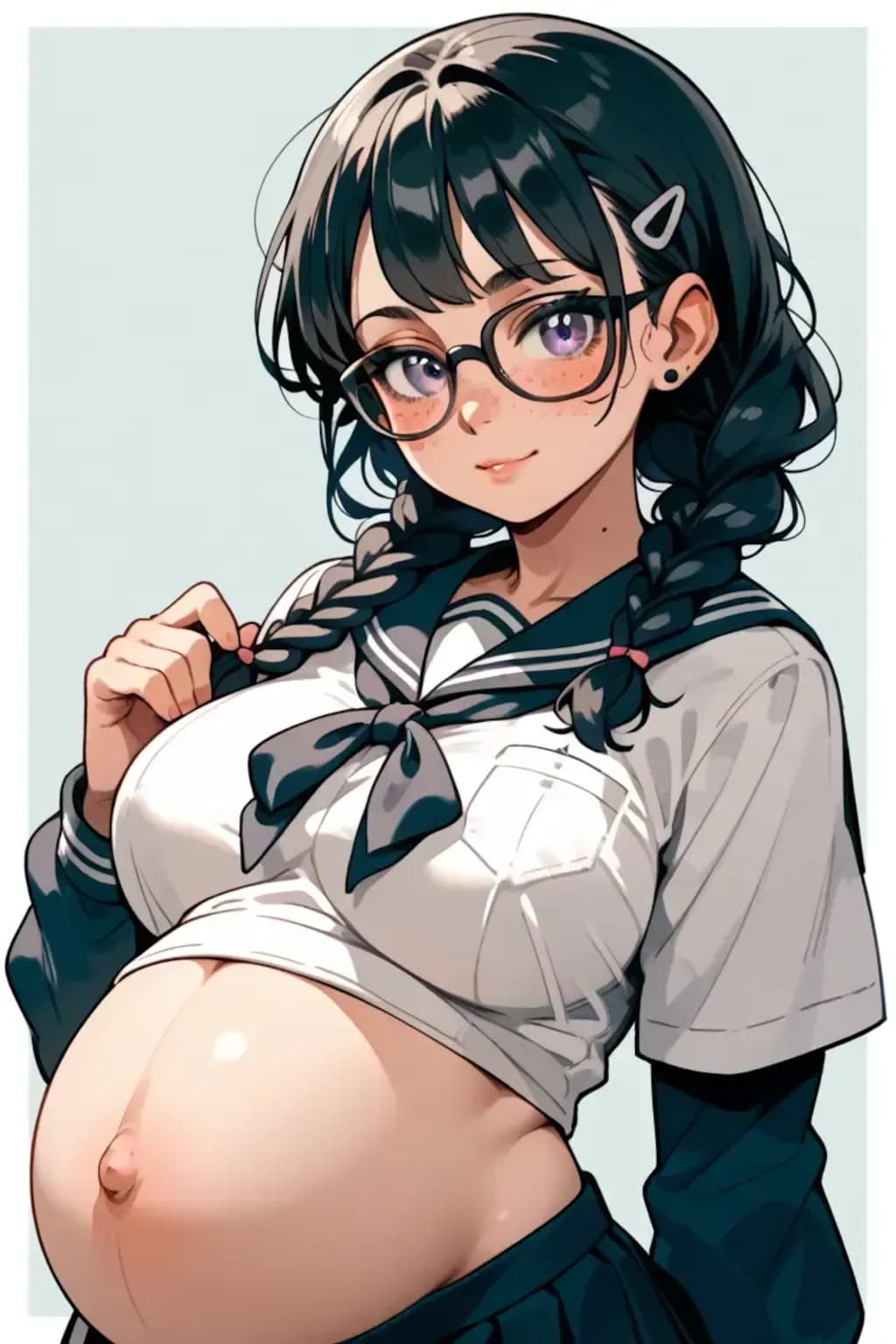 地味なあの娘を孕ませました