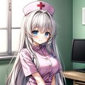 ナースな白髪ちゃん 2枚目