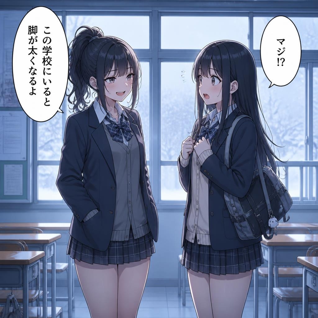 脚が太くなる俗説