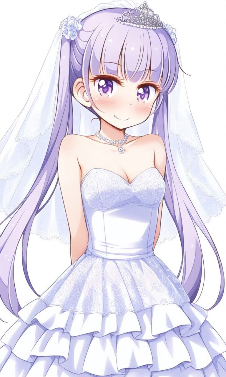 涼風青葉 ウエディングドレス | の人気AIイラスト・グラビア