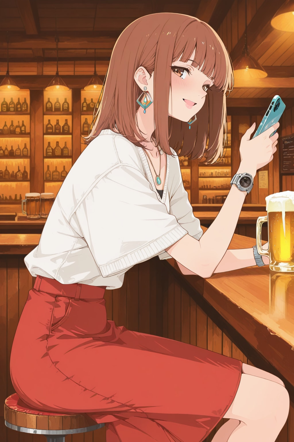 woman at bar 16