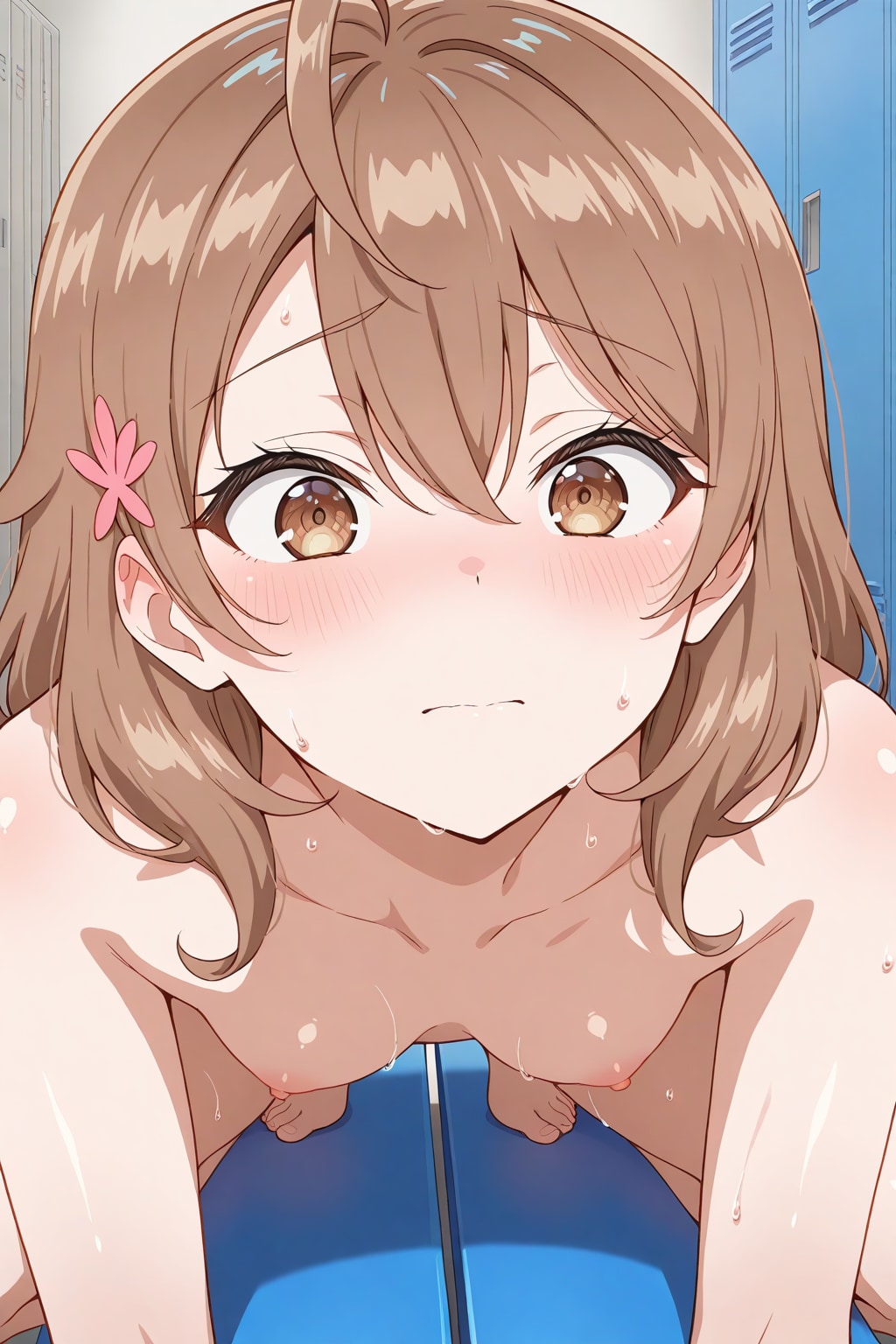 ここで、ですか...？