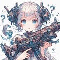 謎の武器を渡され困惑している女の子 3枚目