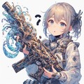 謎の武器を渡され困惑している女の子 5枚目