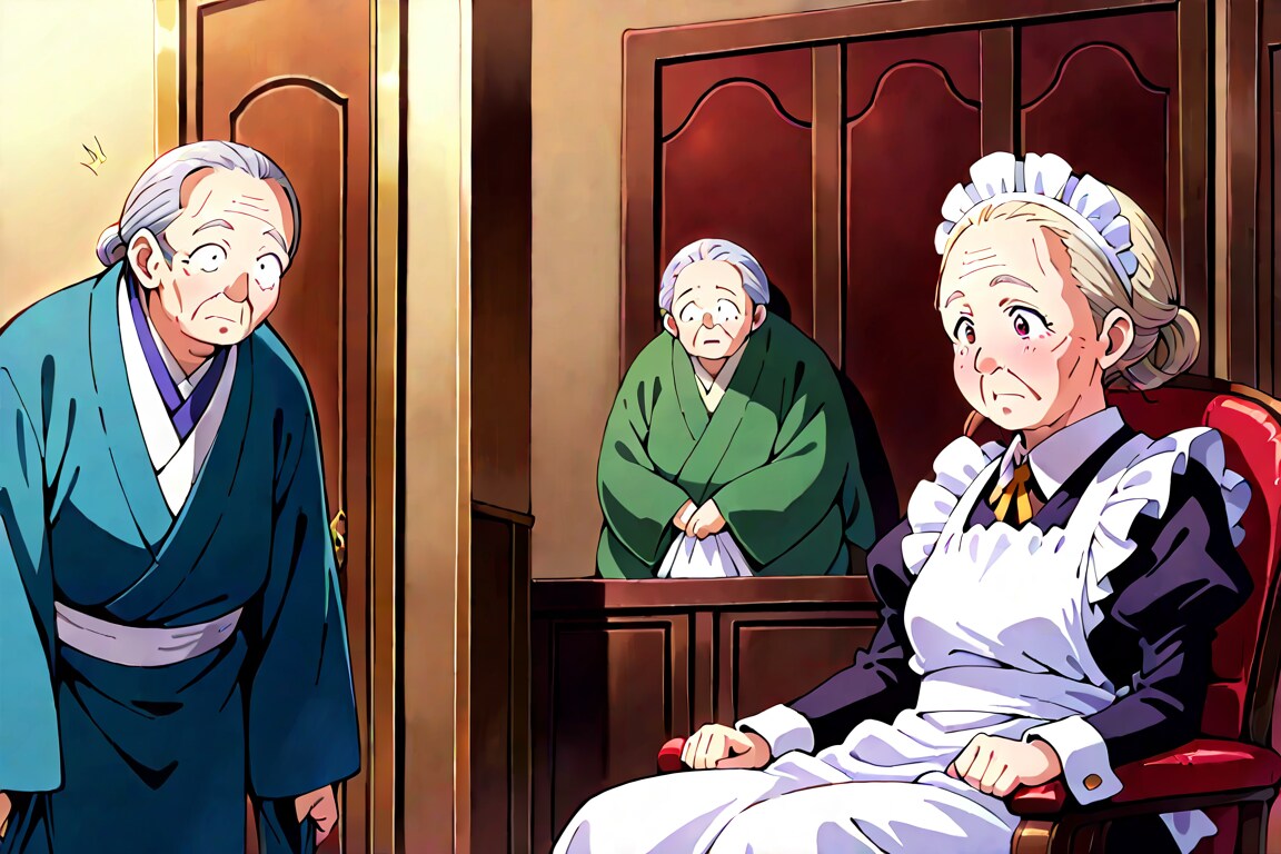 老メイド2026② | の人気AIイラスト・グラビア