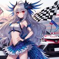レースクイーンドラゴン娘とトヨタ車[Race Queen Dragon Girl and Toyota car.] 9枚目