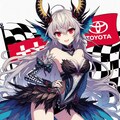 レースクイーンドラゴン娘とトヨタ車[Race Queen Dragon Girl and Toyota car.] 5枚目