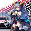レースクイーンドラゴン娘とトヨタ車[Race Queen Dragon Girl and Toyota car.] 4枚目