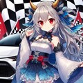 レースクイーンドラゴン娘とトヨタ車[Race Queen Dragon Girl and Toyota car.] 11枚目