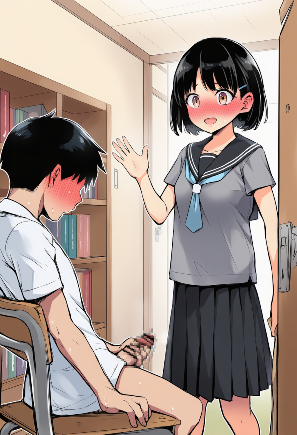 「お、なにー…してるの？」
