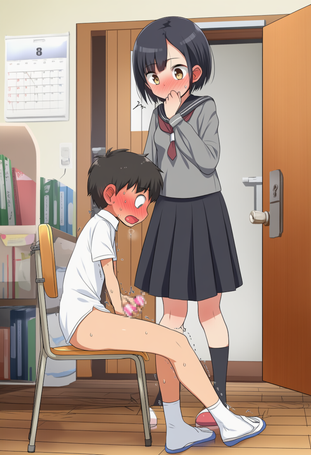 「お、なにー…してるの？」