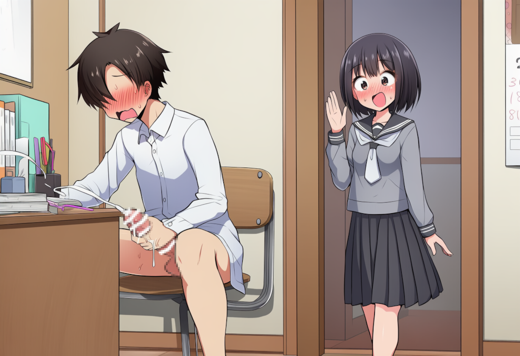 「お、なにー…してるの？」