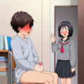 「お、なにー…してるの？」 3枚目