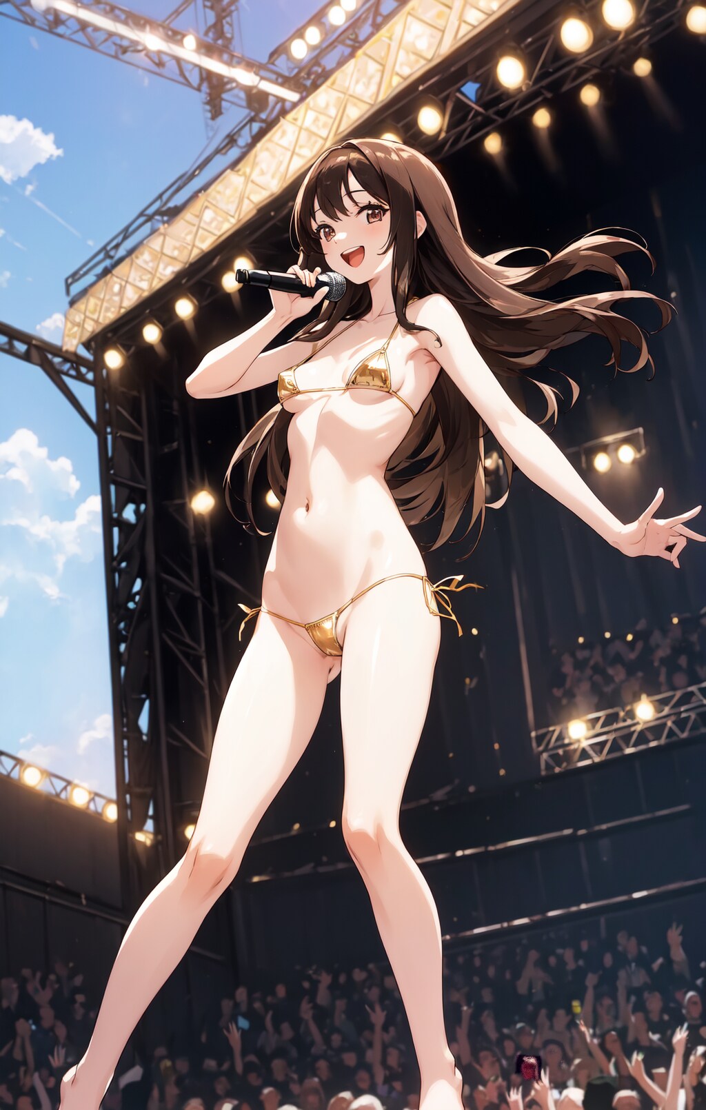 ゴールド×アイドル×コンサート