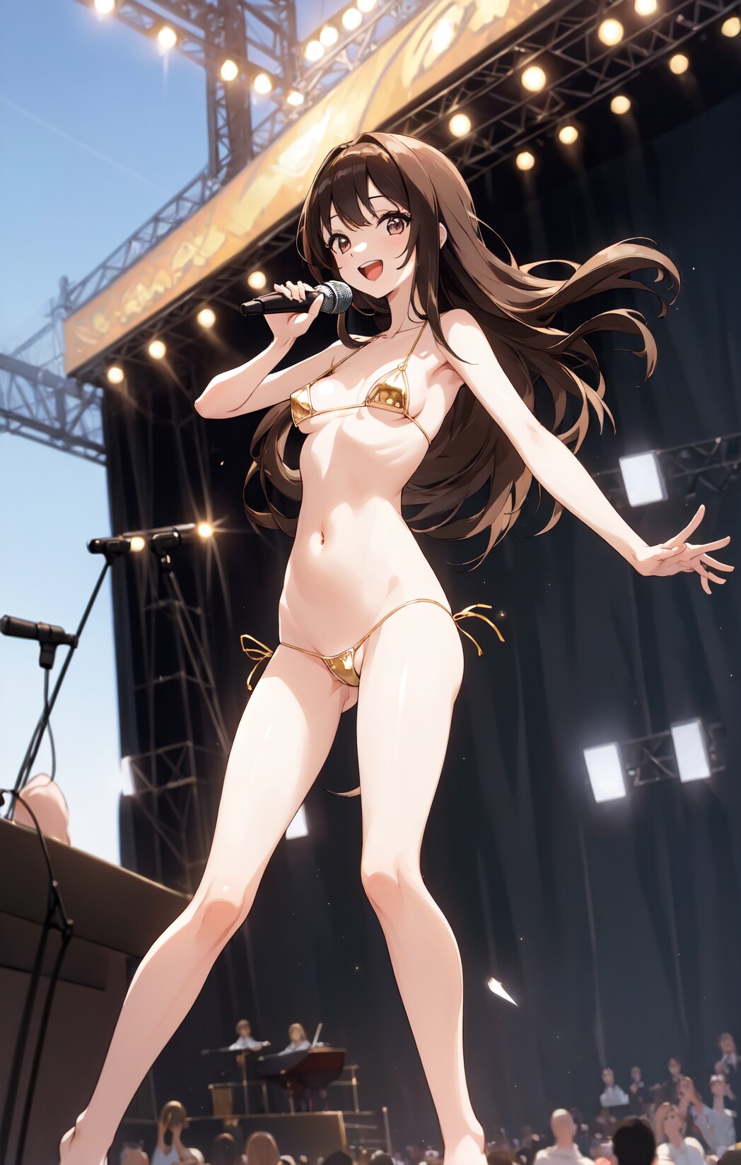 ゴールド×アイドル×コンサート