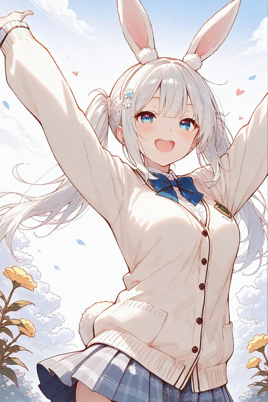 うさ耳ツインテール