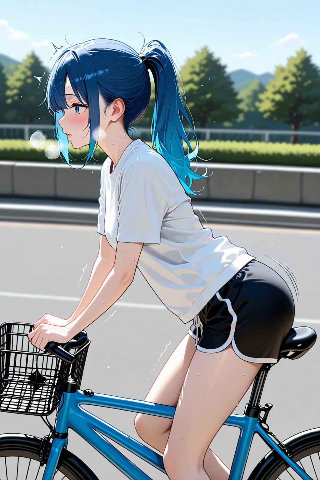 自転車のサドルに座る_BITE