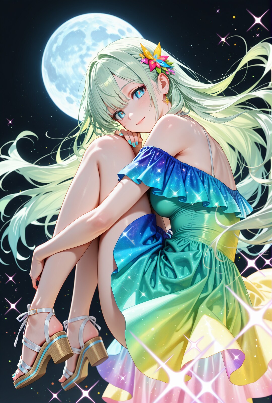 月光の女神2 | の人気AIイラスト・グラビア