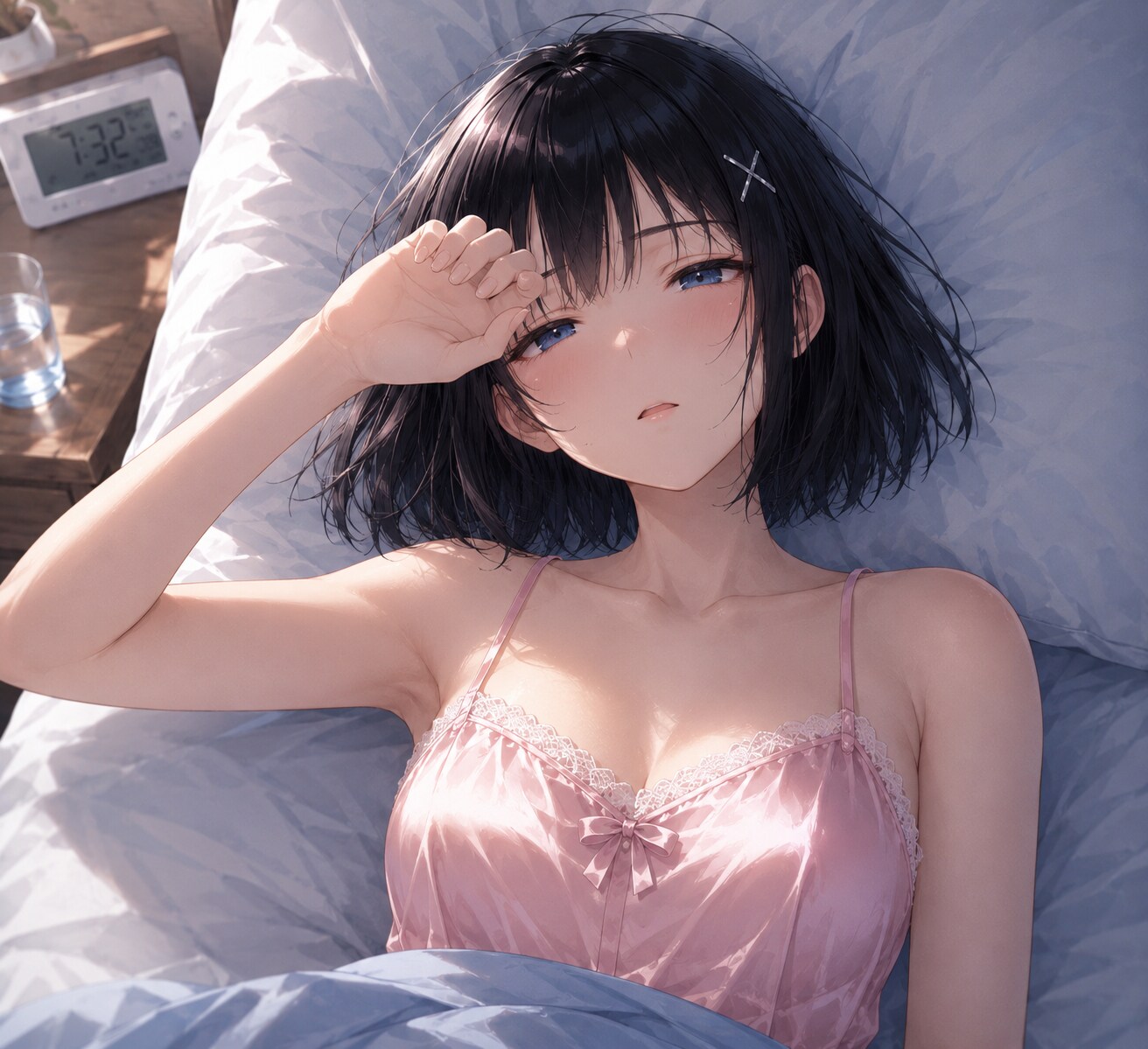 朝起きたらもう暑い
