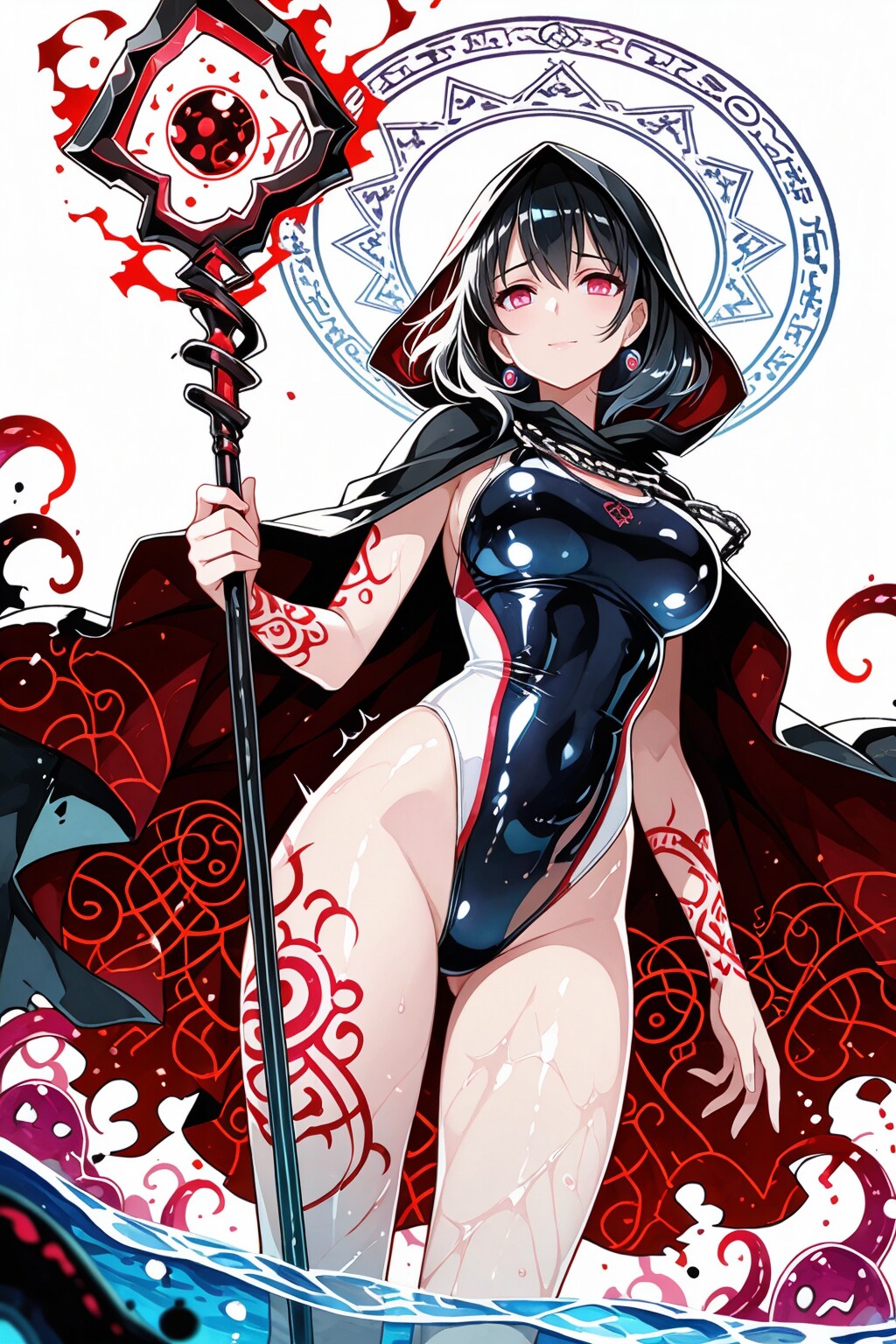 美少女ボスキャラ「呪われし競泳水着の魔女」は絶対♪根はいい娘💕