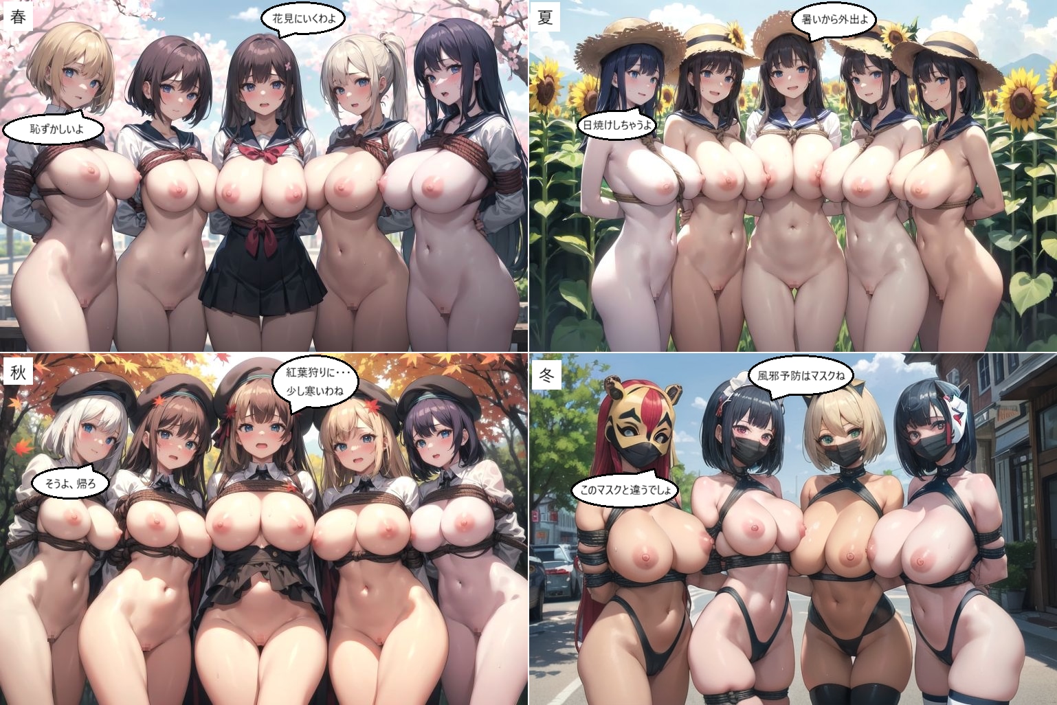 昔の画像で無理やり4コマ