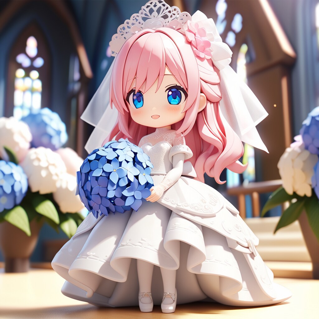 ねんどろいど風のジューンブライドさん