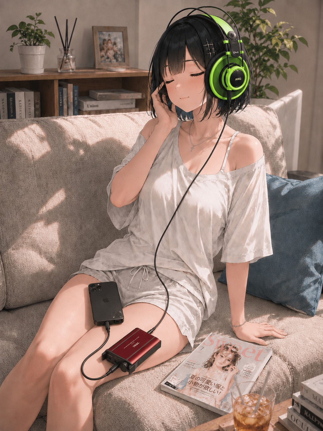 音楽に没入してるみたい