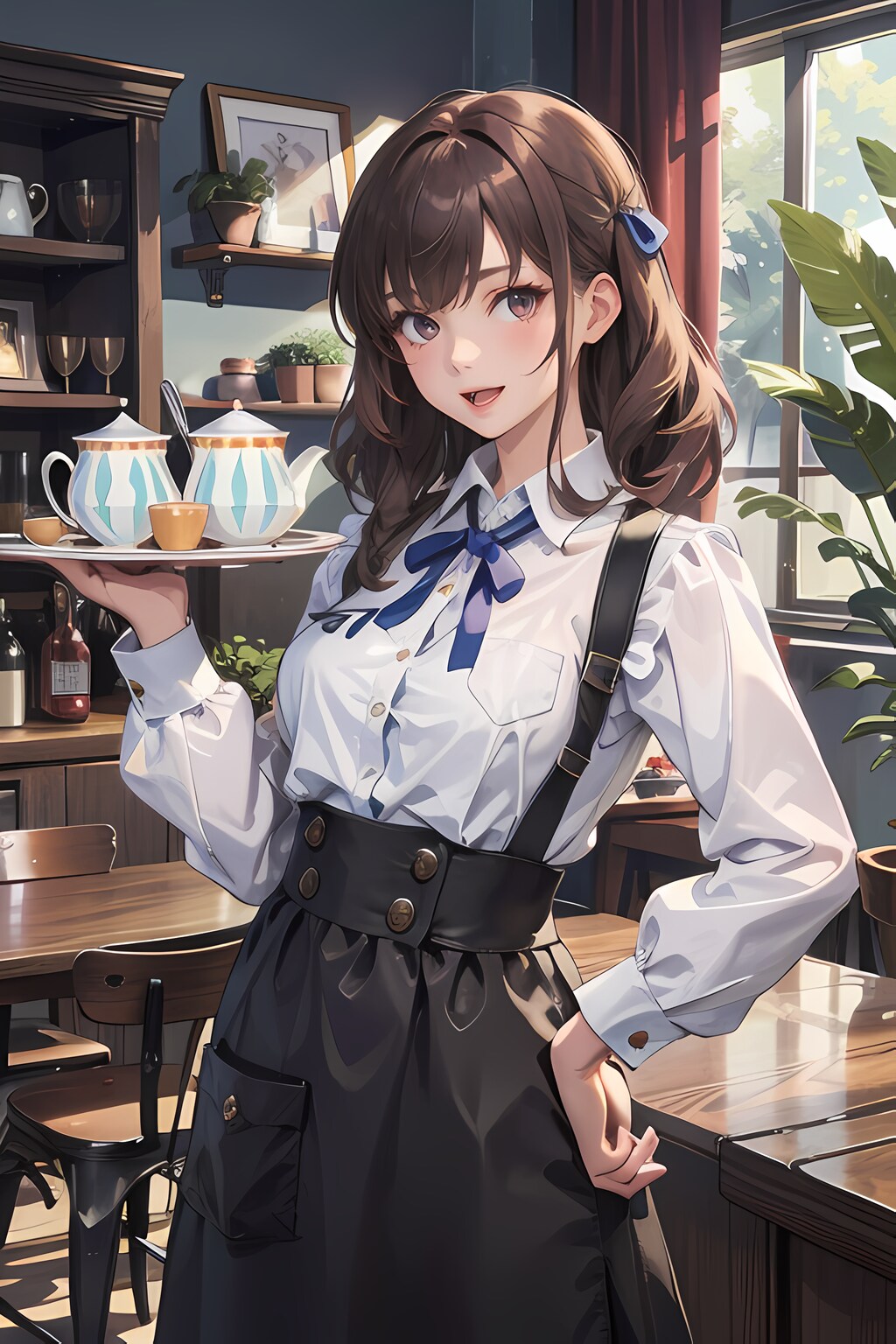 喫茶店でバイト