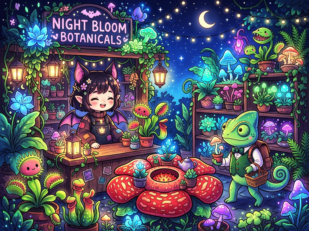 夜の花屋さん