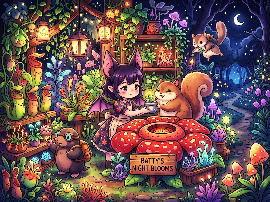 夜の花屋さん