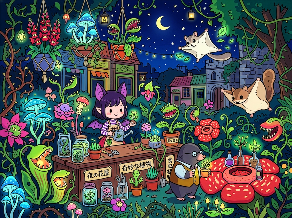 夜の花屋さん