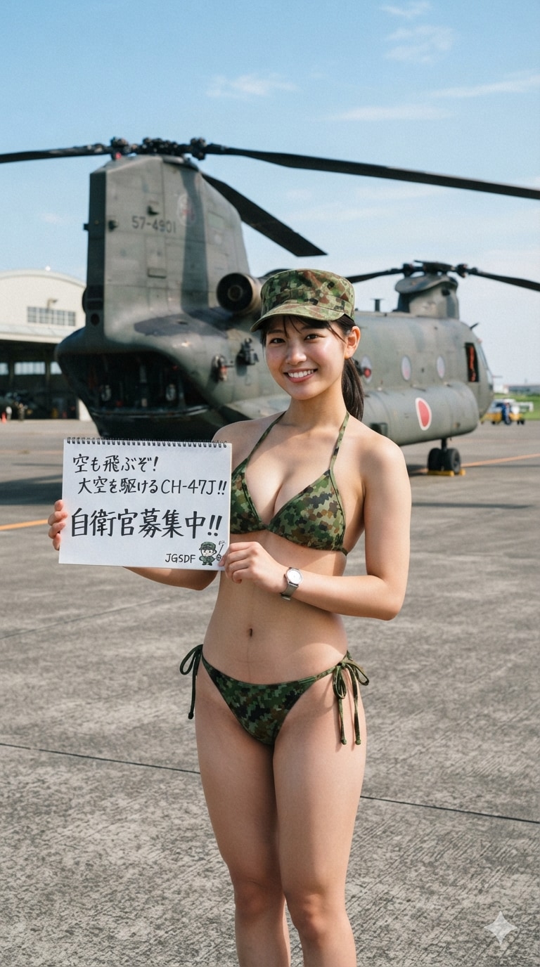 １４日の女性陸上自衛官