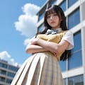 見下ろす女の子 5枚目
