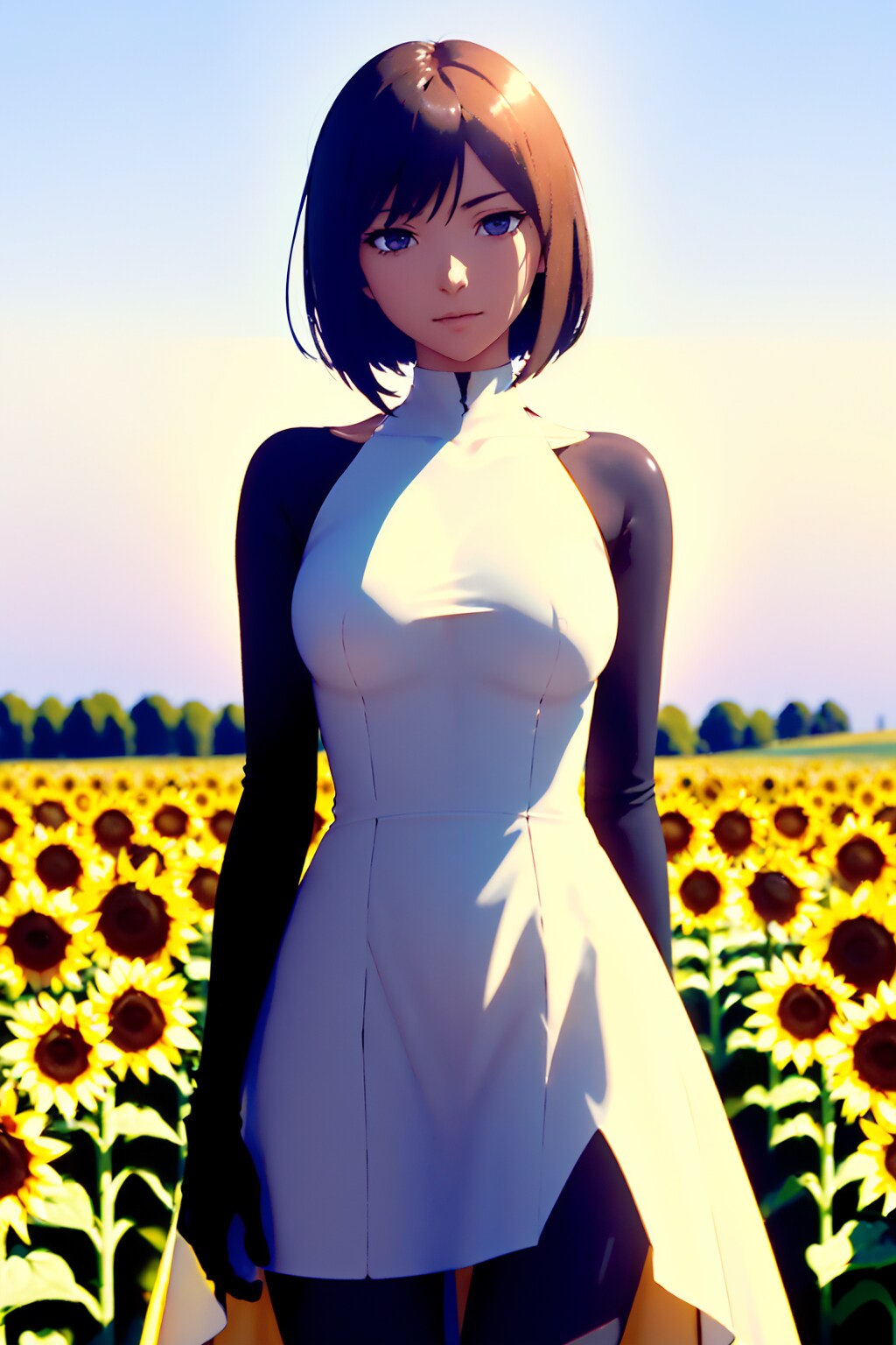向日葵の少女（ガイノイド）