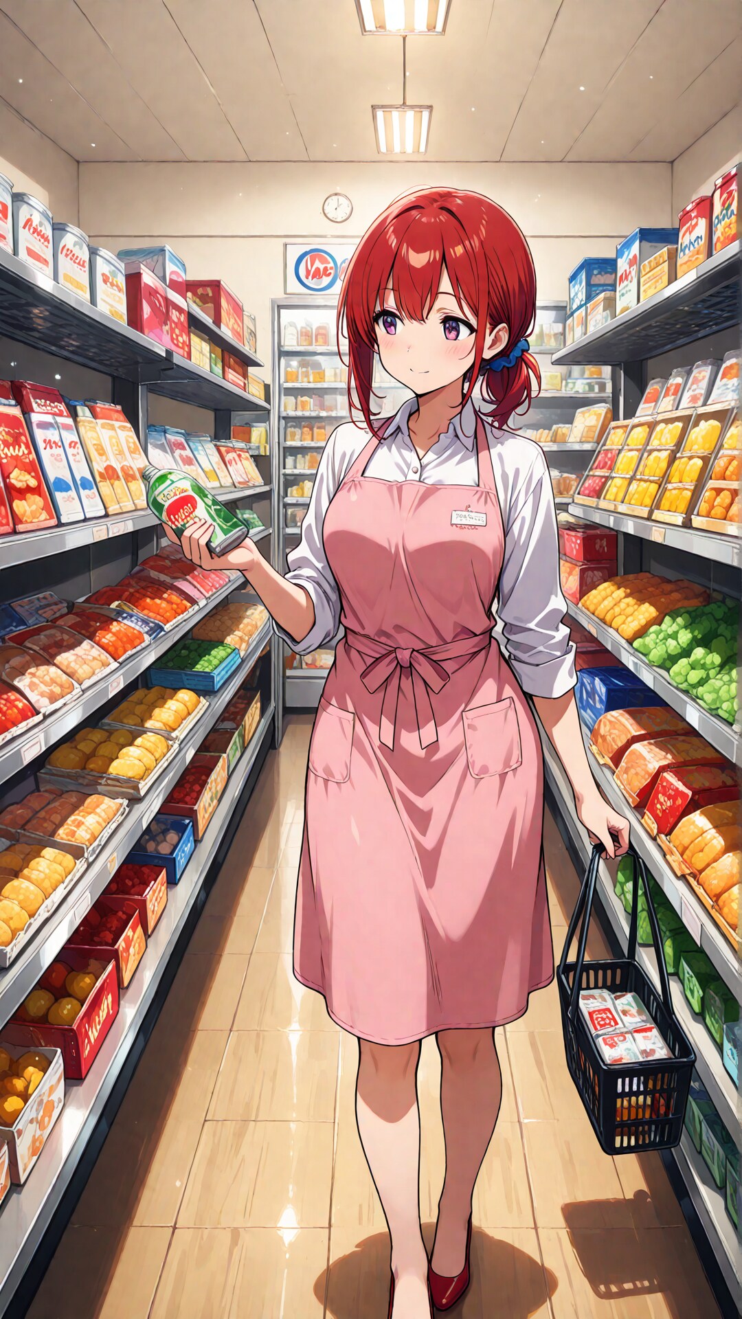 スーパーで買い物
