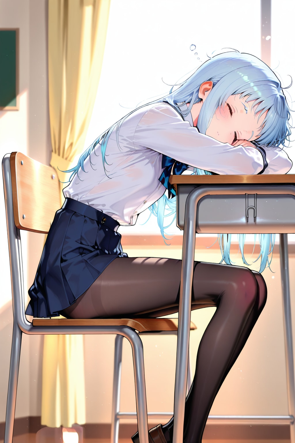 お昼食べたら眠くなって… | の人気AIイラスト・グラビア