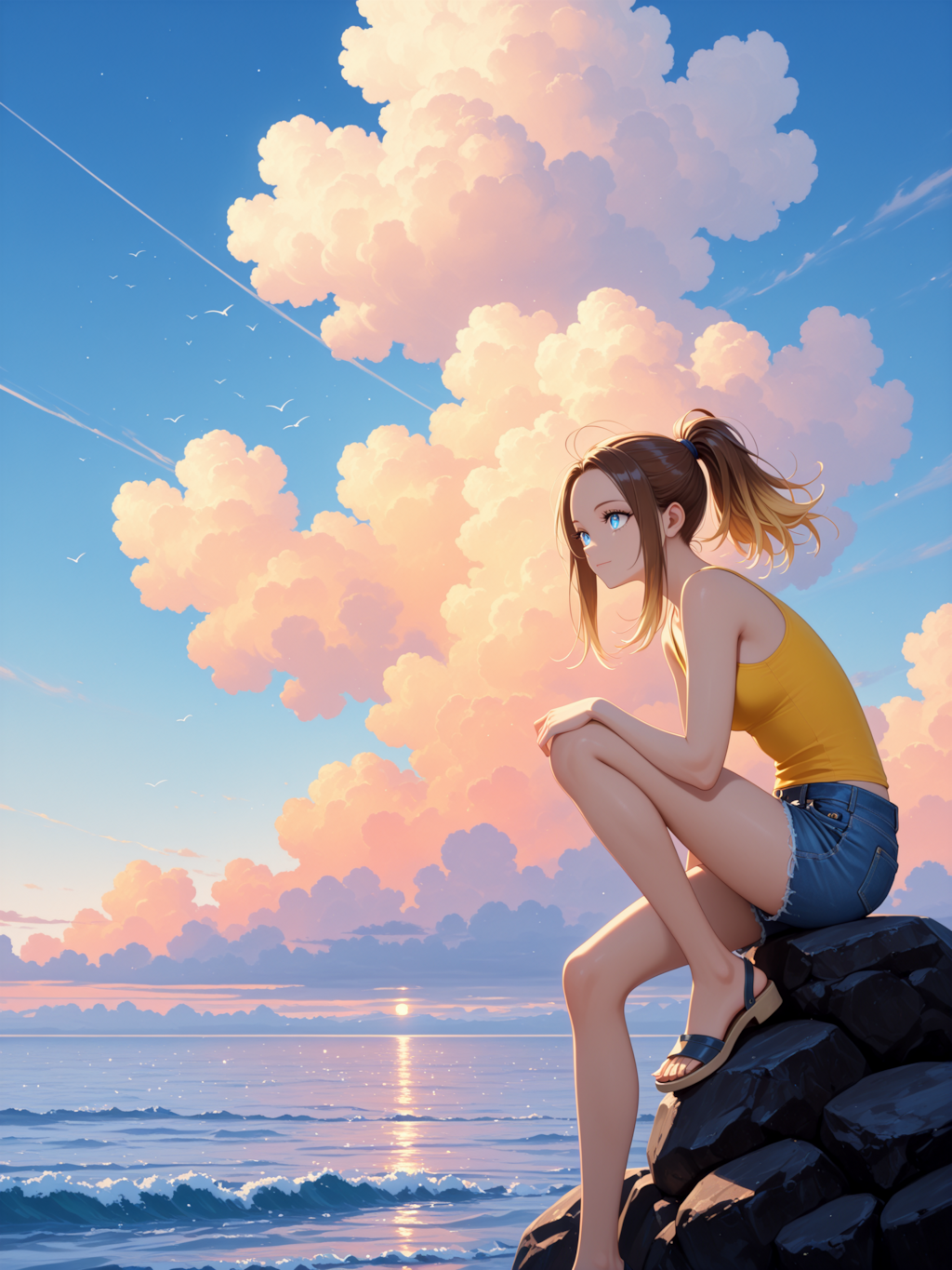 夕凪に浮かぶナツ