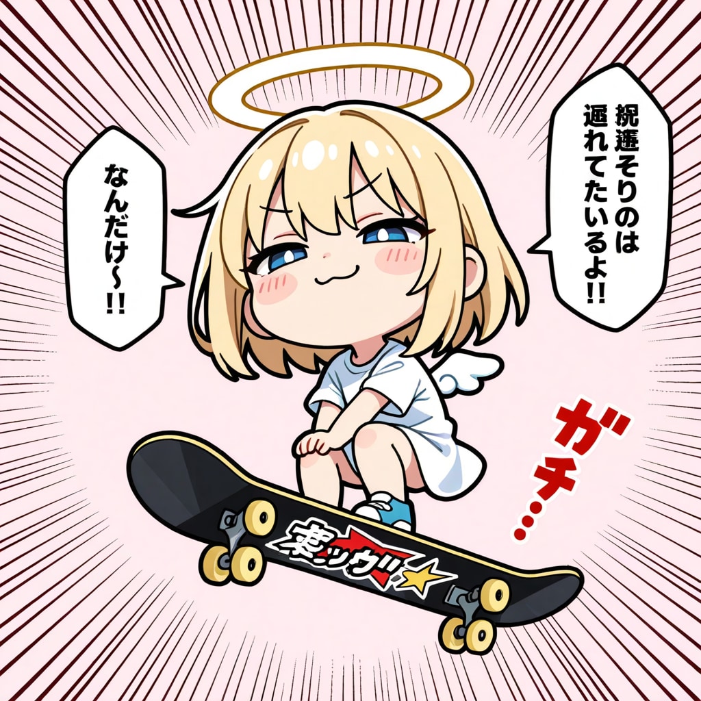 スケートボーディングエンジェル