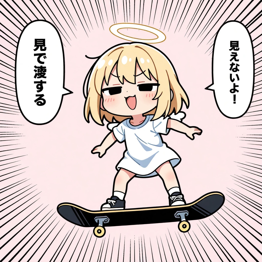スケートボーディングエンジェル