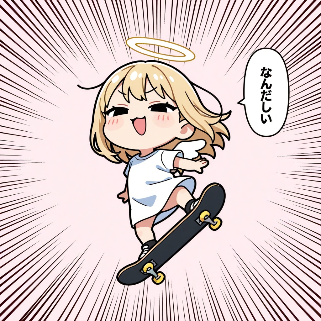 スケートボーディングエンジェル
