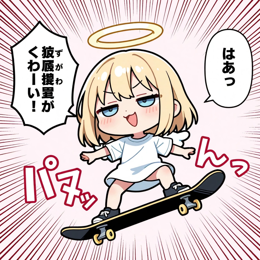 スケートボーディングエンジェル