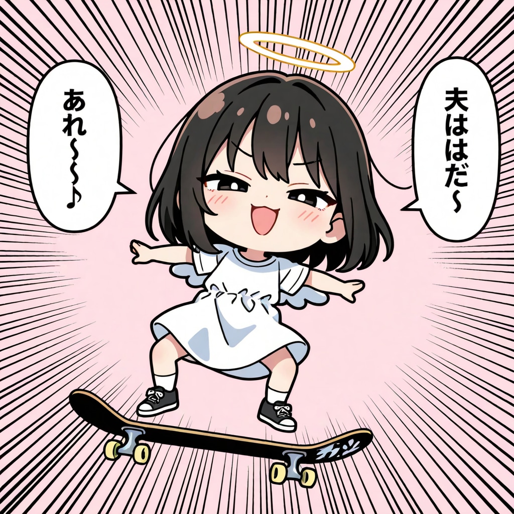 スケートボーディングエンジェル