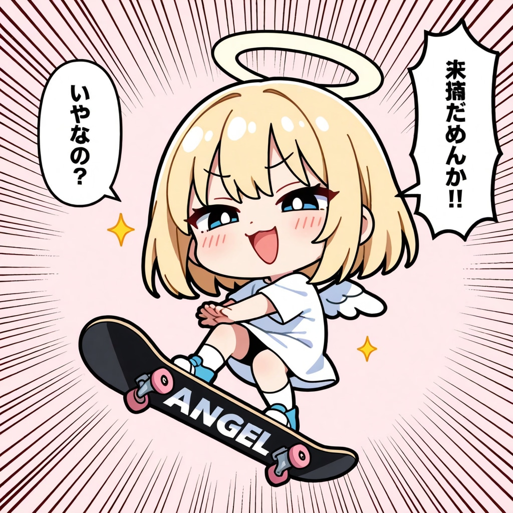 スケートボーディングエンジェル