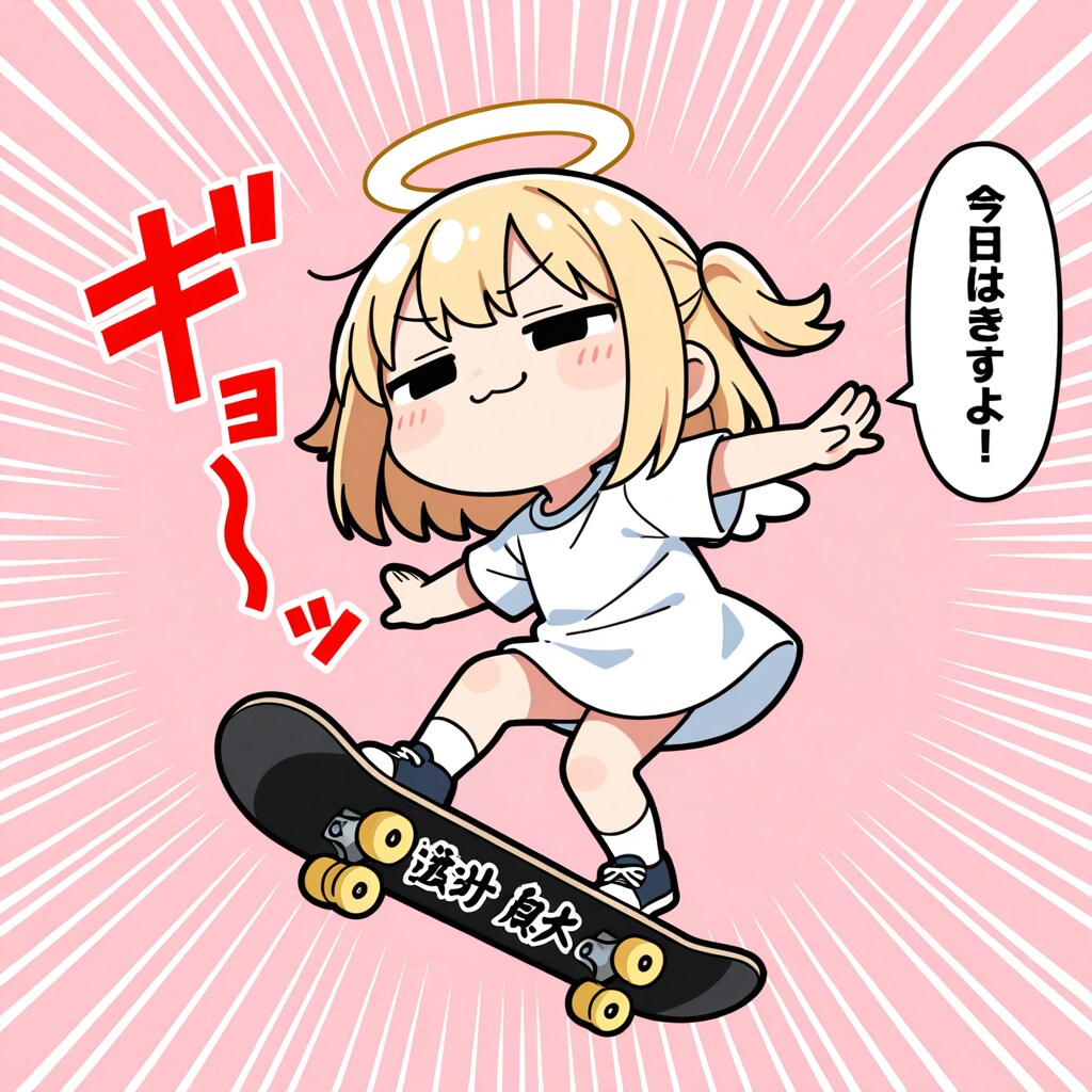 スケートボーディングエンジェル