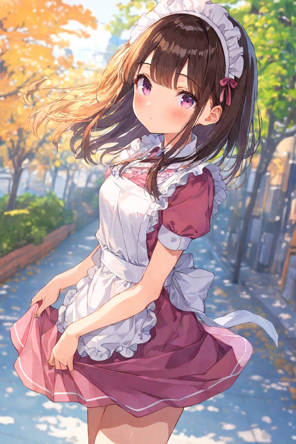 PRISMのメイド少女 | の人気AIイラスト・グラビア