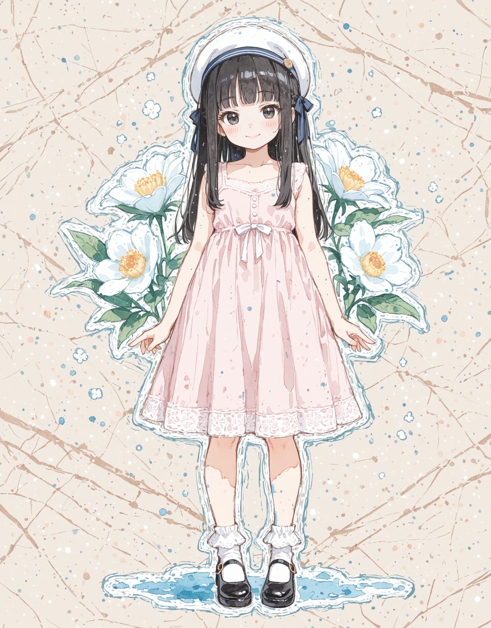 水彩子供春香 | の人気AIイラスト・グラビア