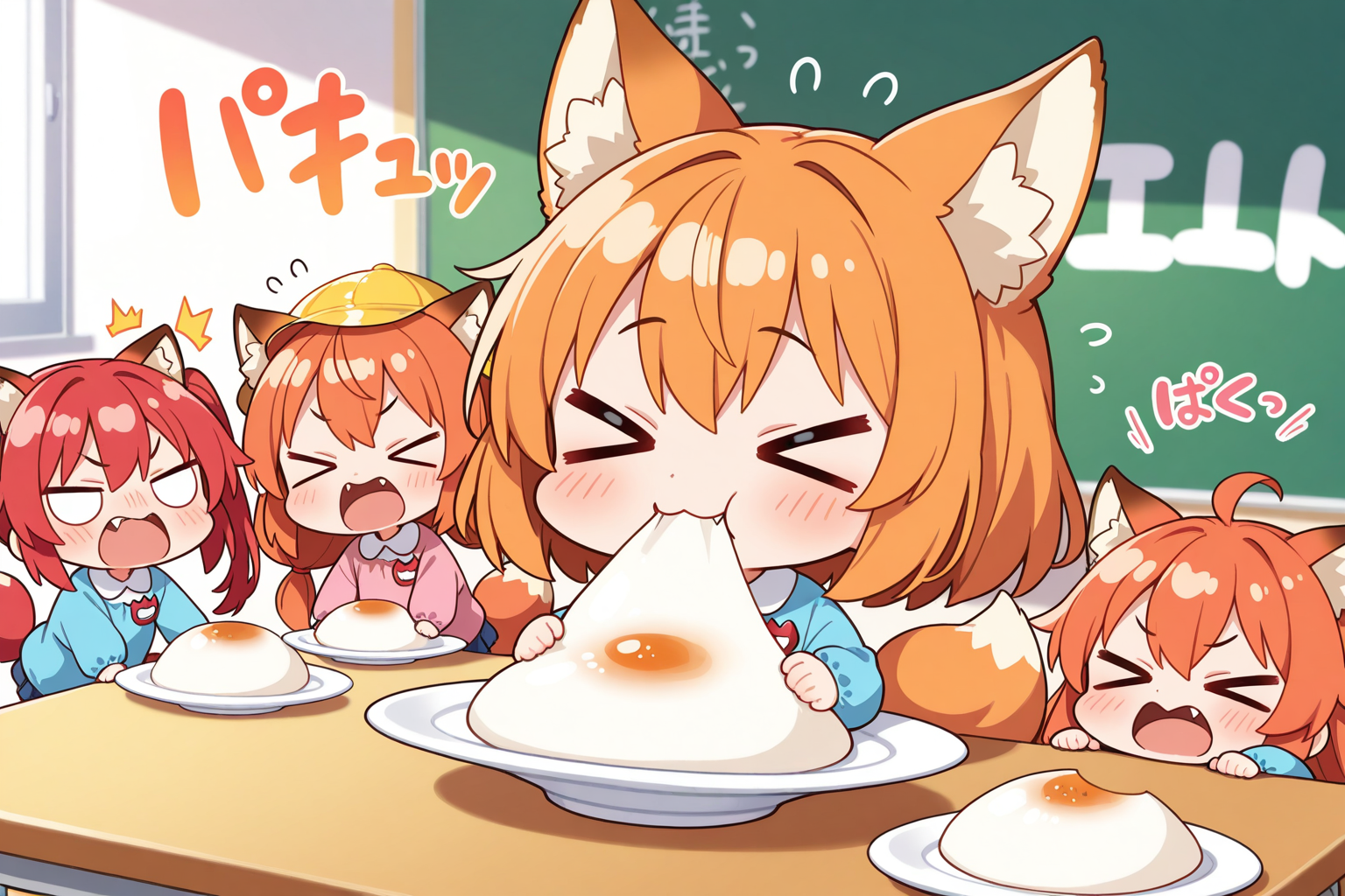 みんなでおもち♡ | の人気AIイラスト・グラビア