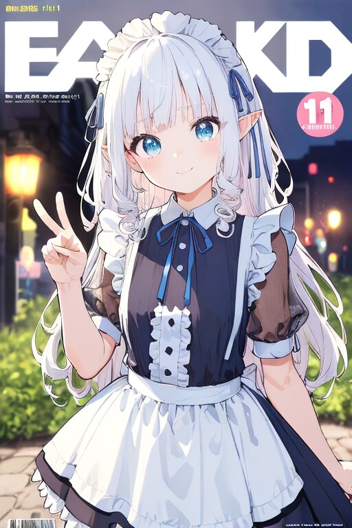 アイドルマガジン　エルフガール特集 | の人気AIイラスト・グラビア